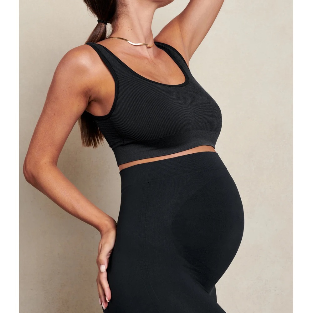 Blanqi Everyday Maternity Belly Support Leggings 2 Pairs